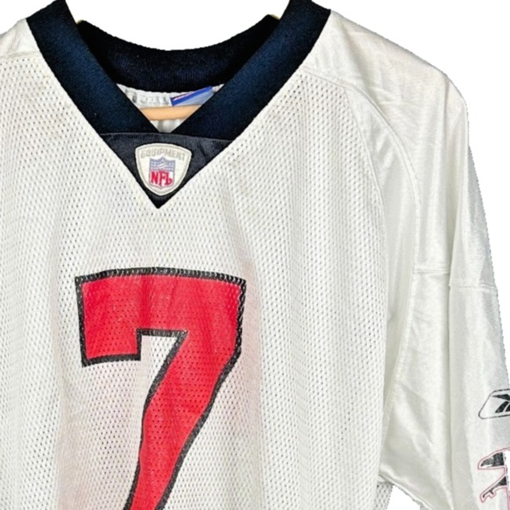 Reebok NFL Atlanta Falcons Michael Vick 7 Jersey Mens 2XL White On Field Mesh